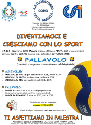 volantino attività 2025/26